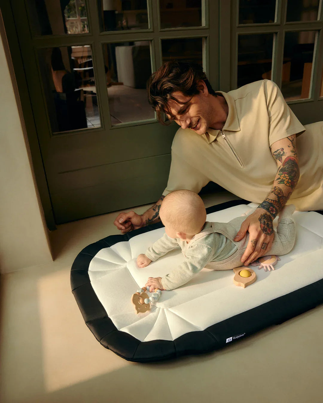 Bugaboo - Prenosna košara in podloga - Heritage Black (2v1) - B14548 Luxbaby