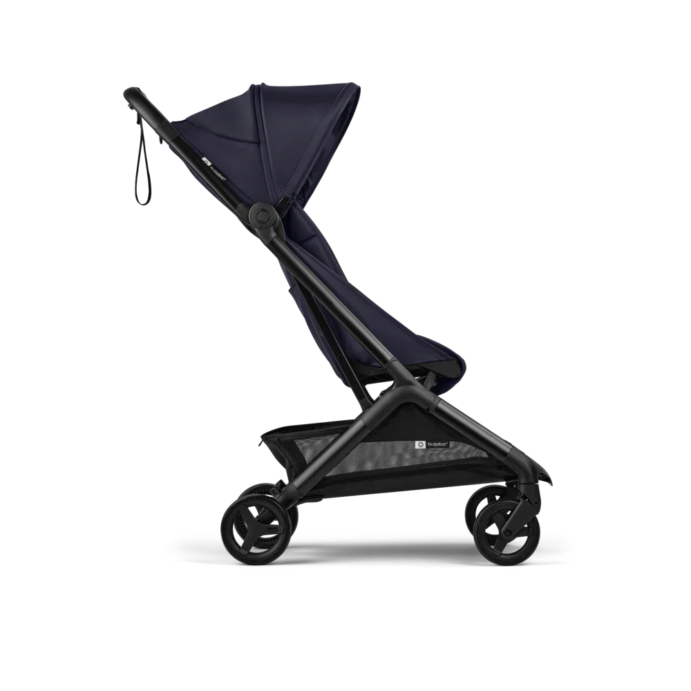 Bugaboo - Otroški voziček Butterfly 2 - Black/Deep Indigo - B14298 Luxbaby