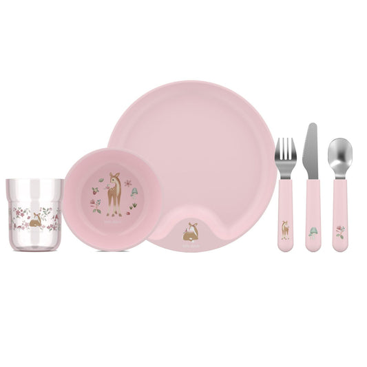 Little Dutch - 6-delni jedilni set - Fairy Garden