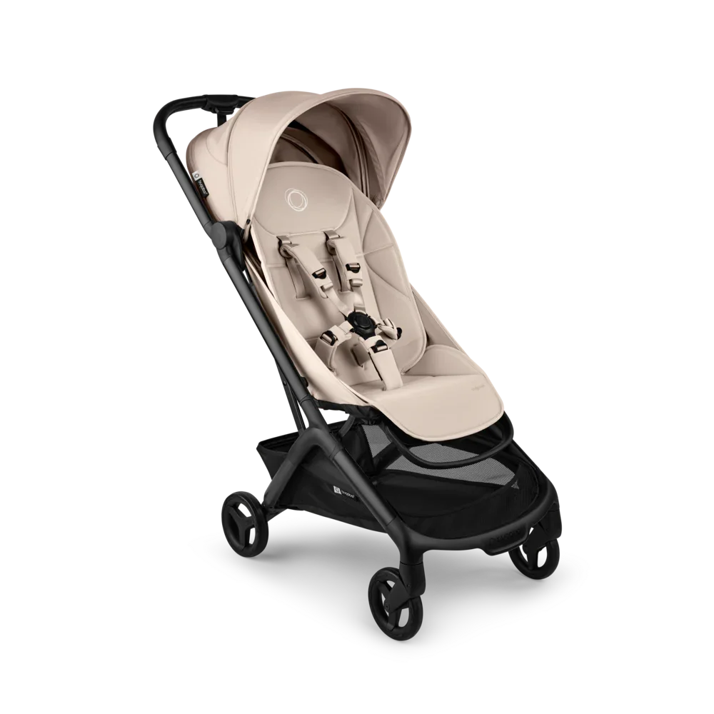Bugaboo - Otroški voziček Butterfly 2 - Black/Desert Taupe - B14297 Luxbaby
