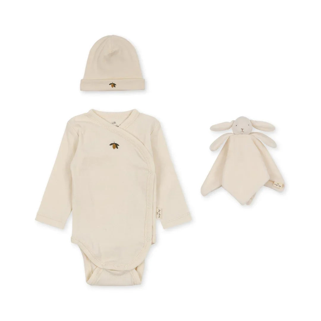 Konges Sløjd - Darilni paket - Off White (6m) - KS6041-3-6 Luxbaby