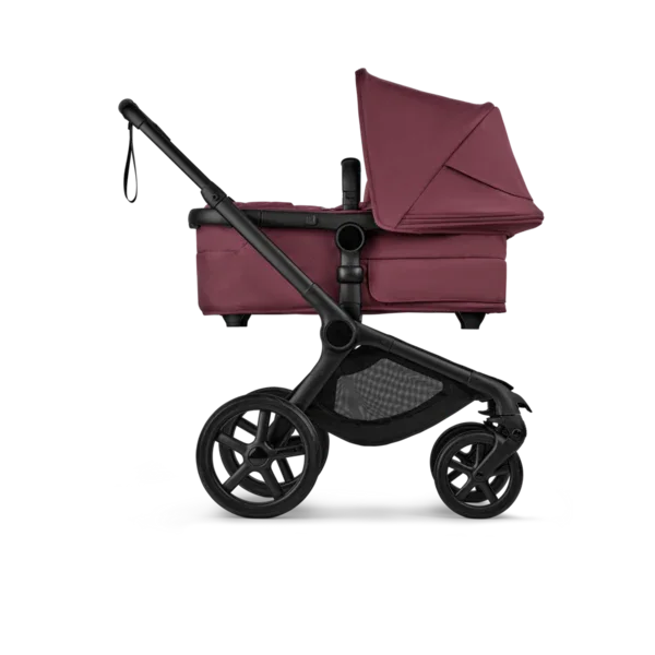 Bugaboo - Otroški voziček Fox 5 Renew Black/Dark Cherry - Dark Cherry (2v1) - 13823 Luxbaby
