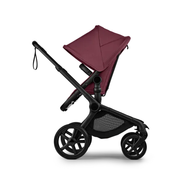 Bugaboo - Otroški voziček Fox 5 Renew Black/Dark Cherry - Dark Cherry (2v1) - 13823 Luxbaby