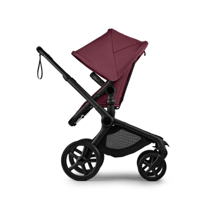 Bugaboo - Otroški voziček Fox 5 Renew Black/Dark Cherry - Dark Cherry (2v1) - 13823 Luxbaby