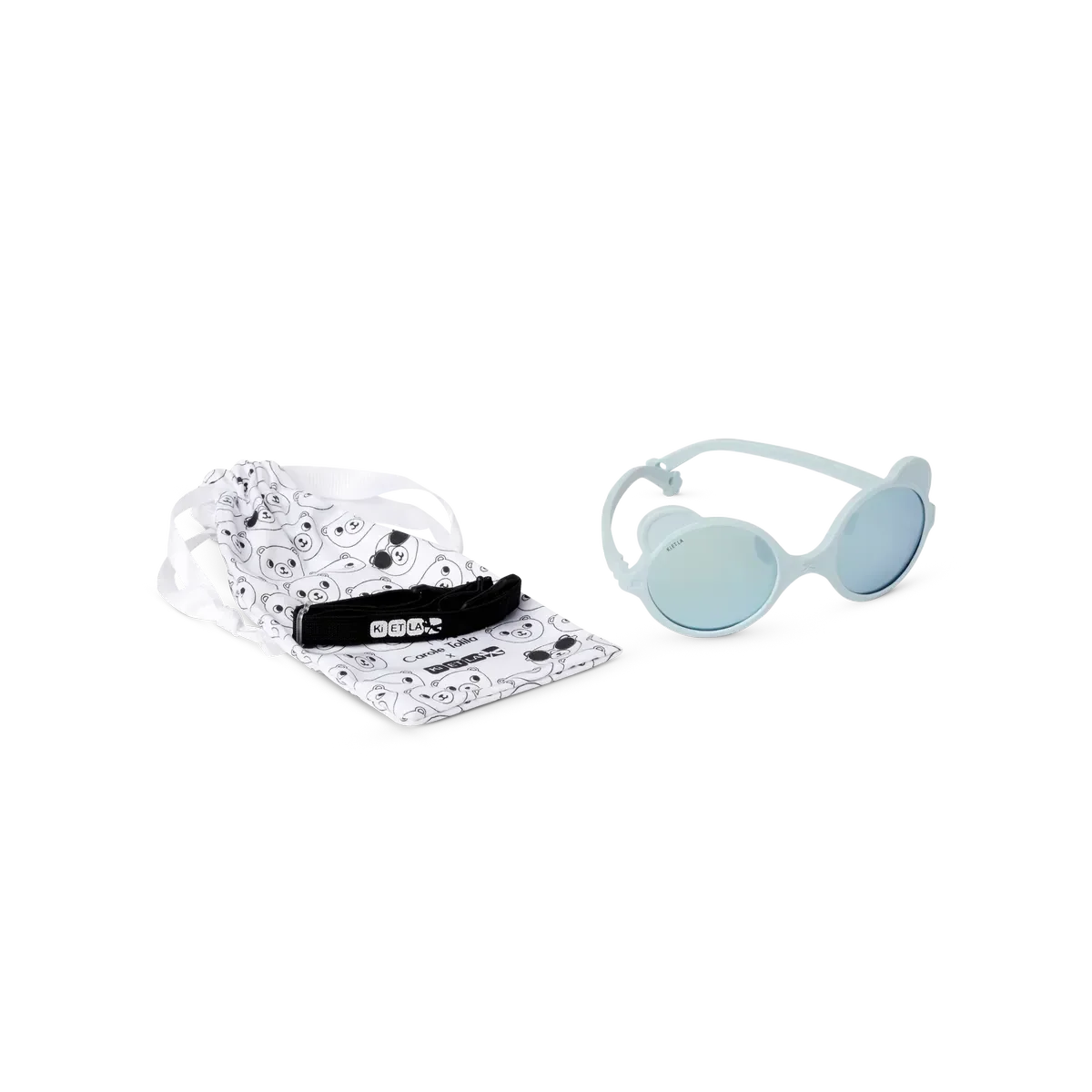 Ki et La - Otroška sončna očala Ourson - Sky Blue - OU1SUNSKY Luxbaby