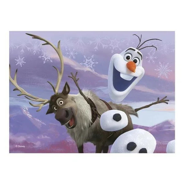 Dino Toys - Sestavljanka iz kock - Ledeno kraljestvo/Frozen (12 kosov)