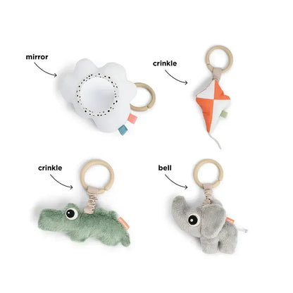 Done by Deer - Playground Activity Play Mat - Blue