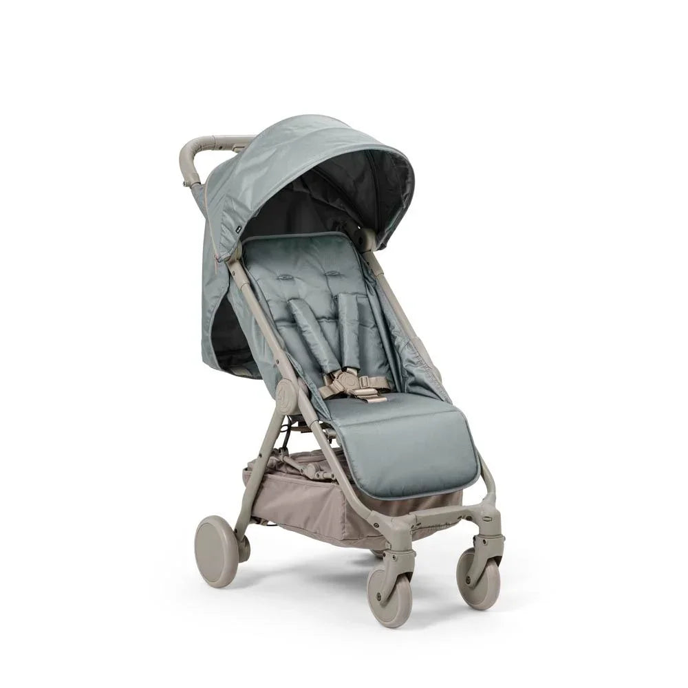 Elodie - Otroški voziček MONDO - Pebble Green - E11171 Luxbaby