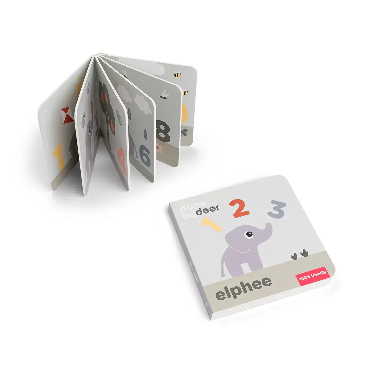 Done by Deer - Kartonka/Slikanica za štetje - Elphee - DBD4855067 Luxbaby