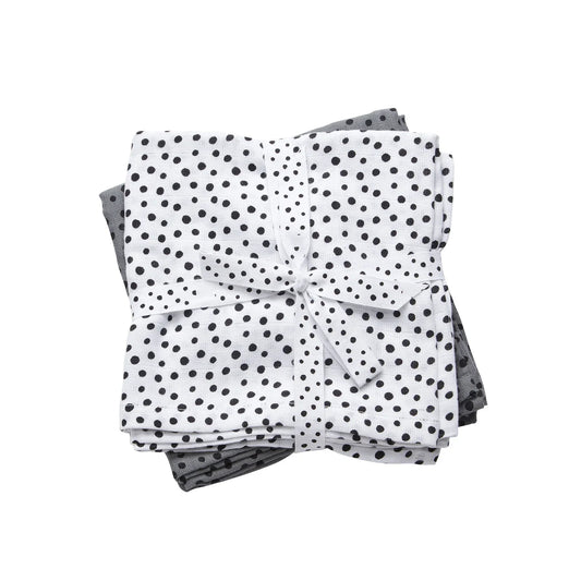 Done by Deer - Komplet tetra pleničk Happy Dots - Grey - DBD1772 Luxbaby