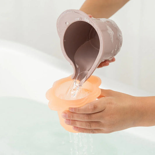 Done by Deer - Vodne igračke & zložljive skodelice 3-pack Elphee - Powder - DBD4856351 Luxbaby