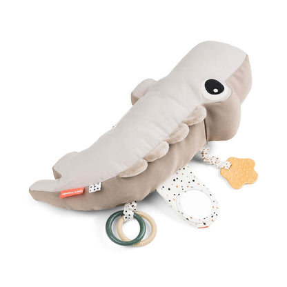 Done by Deer - Croco Tummy Play Toy - Sand