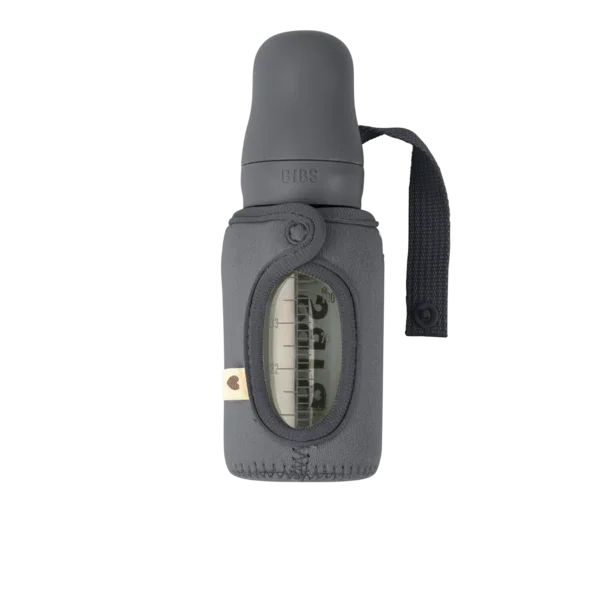 BIBS - Ovitek za majhno otroško stekleno stekleničko - Iron 110ml - 9412221 Luxbaby