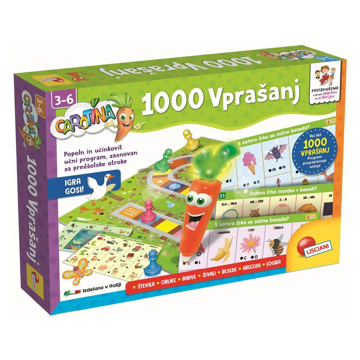 Lisciani - 1000 vprašanj - L1173300 Luxbaby