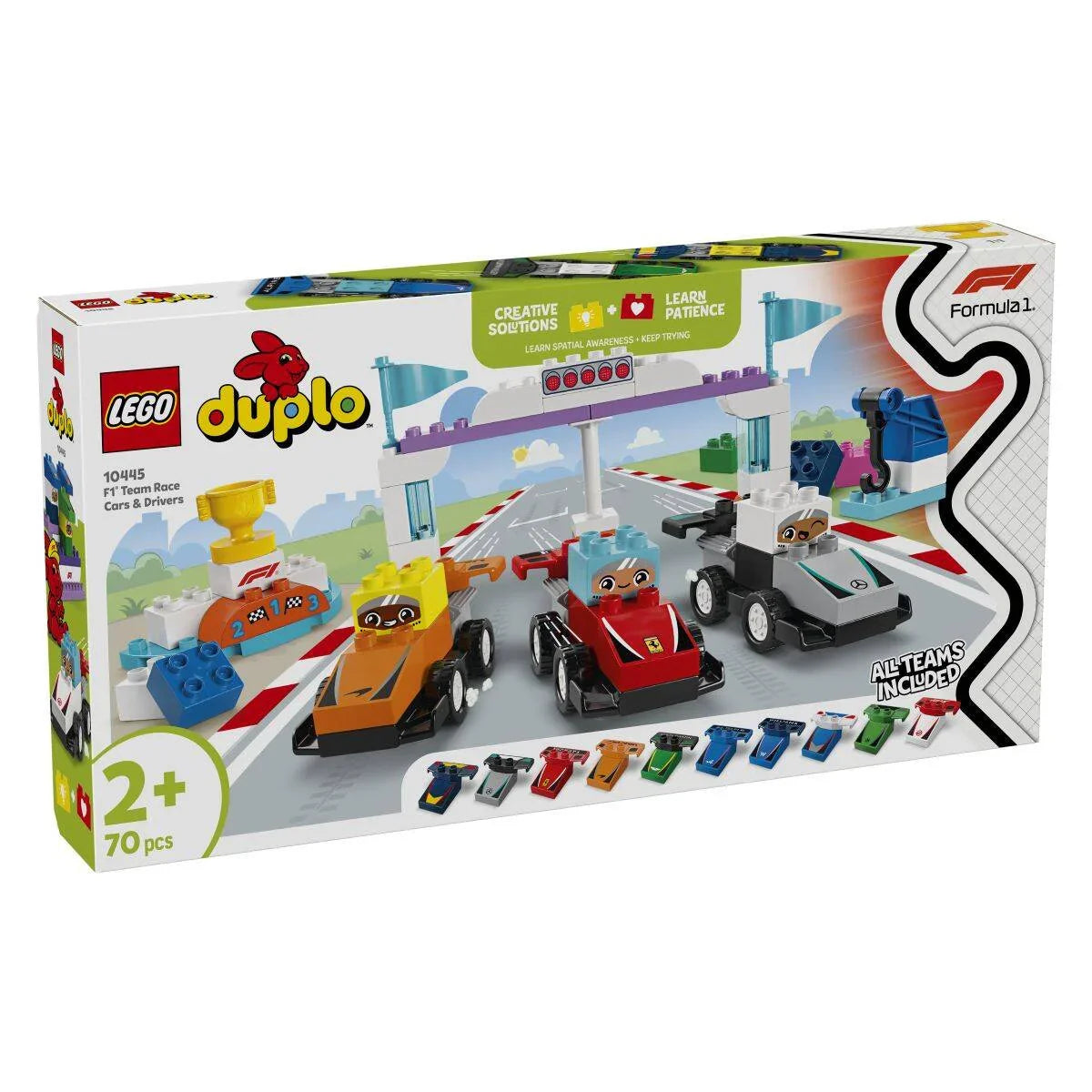 Lego Duplo - Dirkalniki in dirkalci ekipe F1 - L1235759 Luxbaby