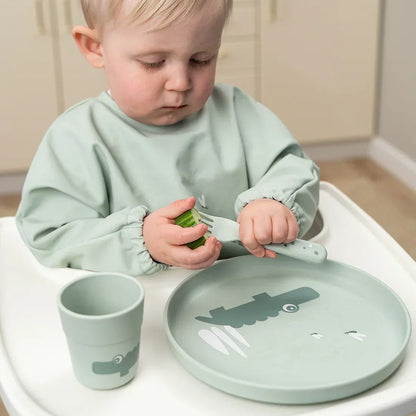 Done by Deer - Croco Children's Plate - Green