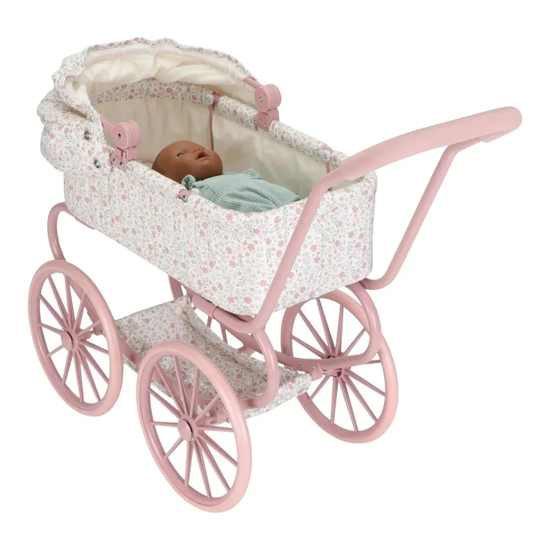Little Dutch - Klasičen voziček za punčko - Soft Flowers - LD4586 Luxbaby