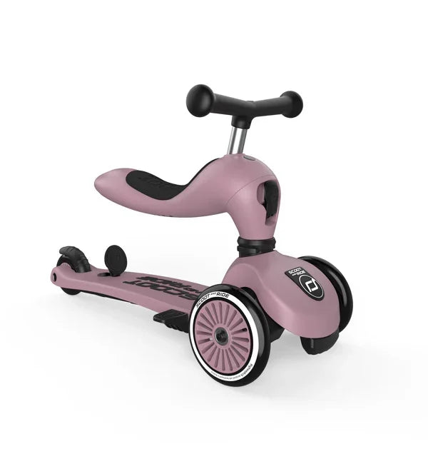 Scoot&Ride - Otroški poganjalec in skiro Highwaykick 1 Push and Go - Wildberry - SR00069 Luxbaby