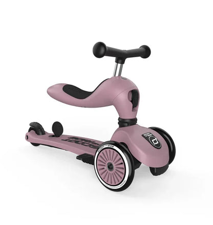 Scoot&Ride - Otroški poganjalec in skiro Highwaykick 1 Push and Go - Wildberry - SR00069 Luxbaby