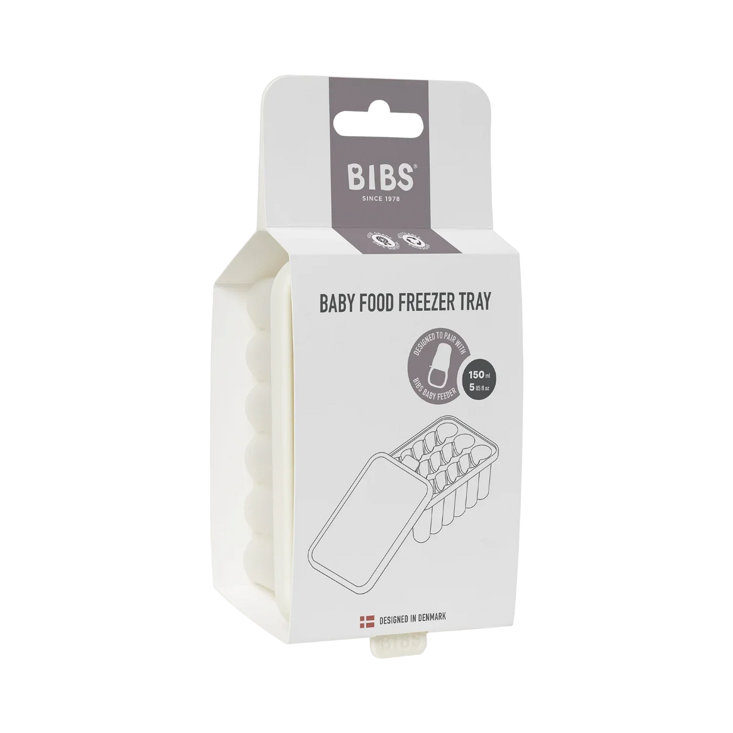 BIBS - Posodica za zamrzovanje otroške hrane - Ivory