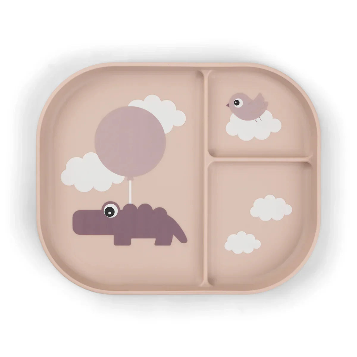 Done by Deer - Deljeni krožnik Happy clouds - Powder