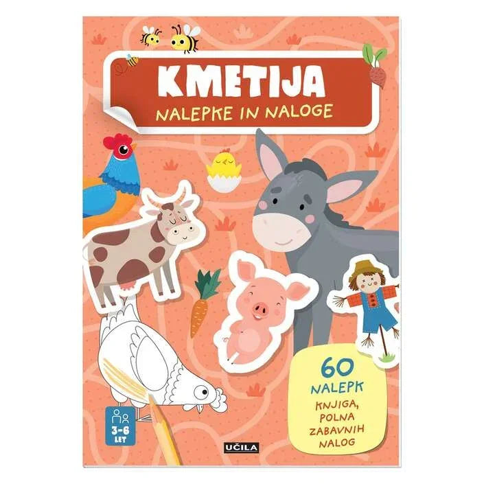 Učila - Kmetija - Knjiga z nalepkami