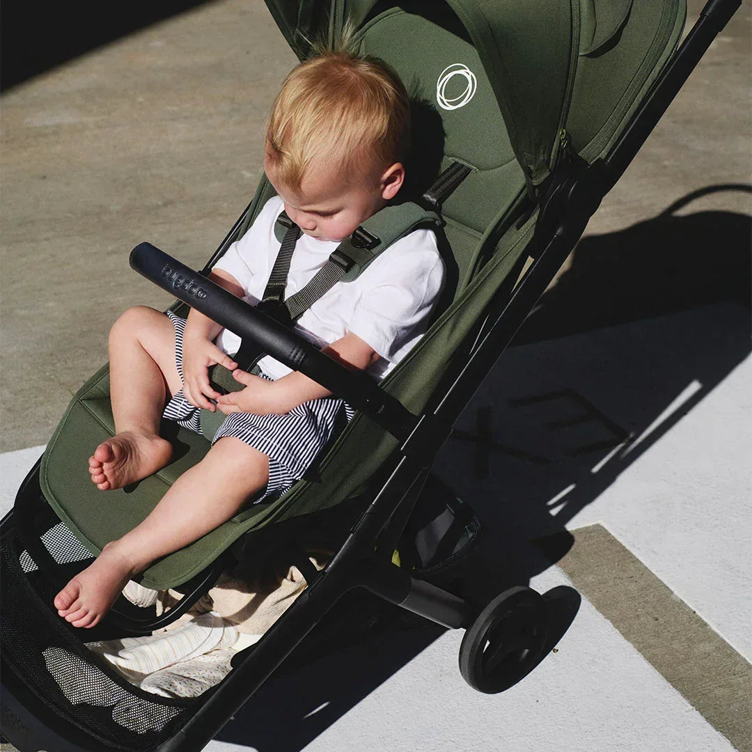 Bugaboo - Otroški voziček Butterfly 2 - Black/Forest Green