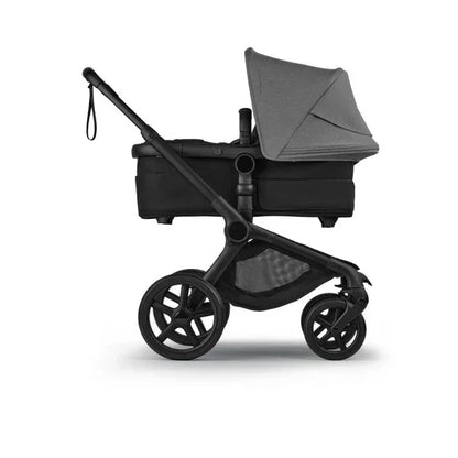 Bugaboo - Otroški voziček Fox 5 Renew Black/Heritage Black - Moon Grey (2v1)