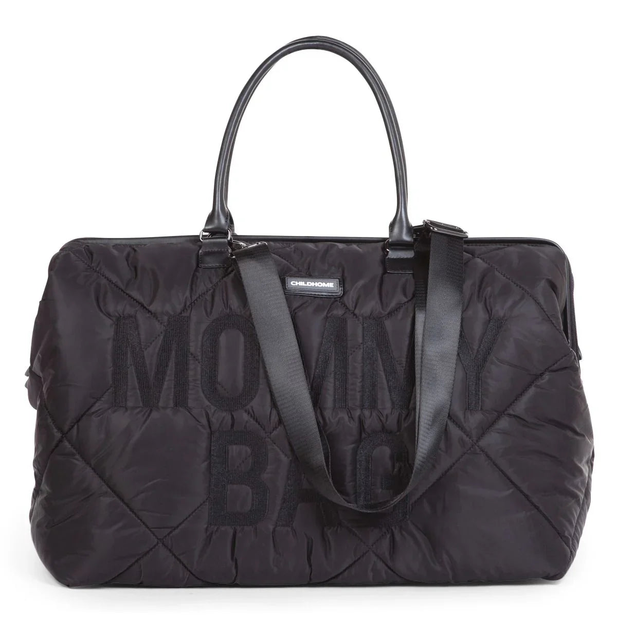Childhome - Torba Mommy Bag Puffered - Black - CWMBBPBL Luxbaby