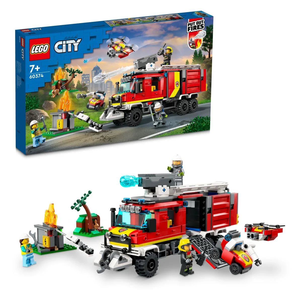 Lego City - Tovornjak gasilskega poveljstva - L1137725 Luxbaby