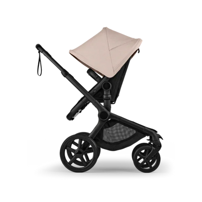 Bugaboo - Otroški voziček Fox 5 Renew Black/Heritage Black - Desert Taupe Melange (2v1) - K13828 Luxbaby