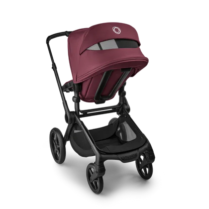 Bugaboo - Otroški voziček Fox 5 Renew Black/Dark Cherry - Dark Cherry (2v1) - 13823 Luxbaby