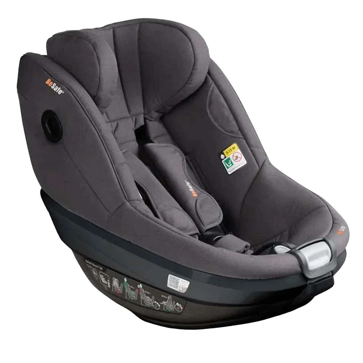 BeSafe - Otroški avtosedež Beyond² 360 (61-125cm) - Dark Grey Melange - 11045369-DarkGreyM Luxbaby