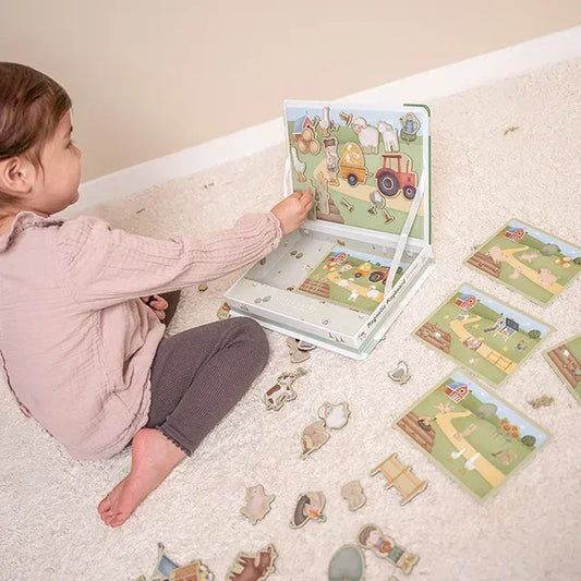 Little Dutch - Magnetna sestavljanka - Little Farm - LD7159 Luxbaby