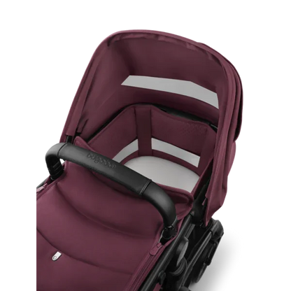 Bugaboo - Otroški voziček Fox 5 Renew Black/Dark Cherry - Dark Cherry (2v1) - 13823 Luxbaby