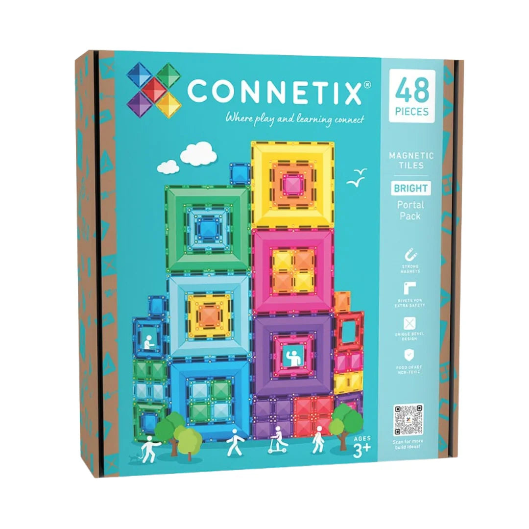 Connetix - Magnetne ploščice - Bright Portal Pack (48 kosov) - CT-B-00048-PP Luxbaby