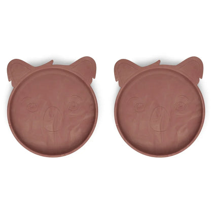 Nuuroo - Akila Silikonski krožnik Koala - Red Mix (2kosa) - NU288RM Luxbaby