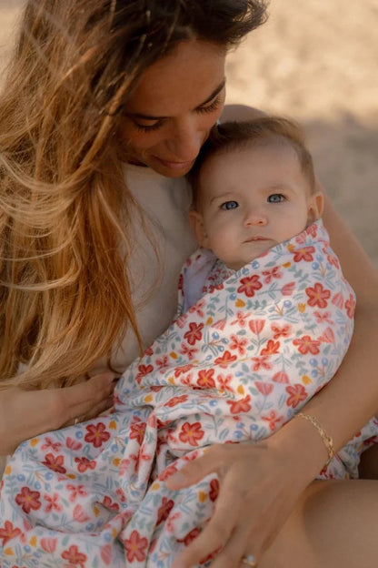 Little Dutch - Brisača za plažo - Sunny Flowers - LDCL25039120 Luxbaby