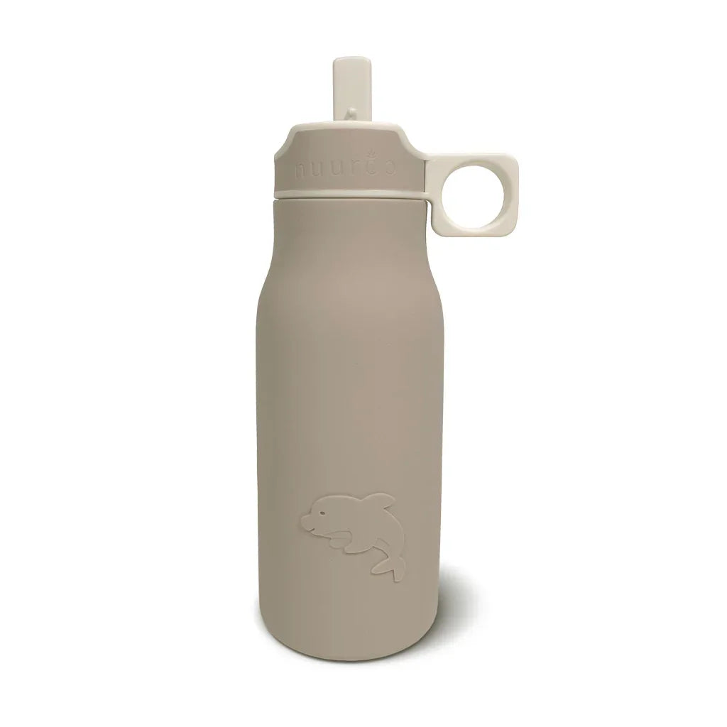 Nuuroo - Silikonska steklenička Lau 400 ml - Cobblestone