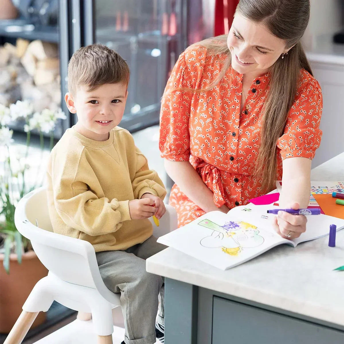 Joie - Stolček za hranjenje Chestnut 6v1 - Mocha