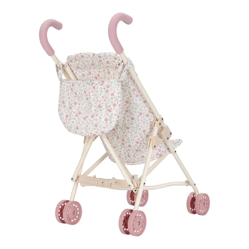 Little Dutch - Kovinski voziček za punčko - Soft Flowers - LD4585 Luxbaby