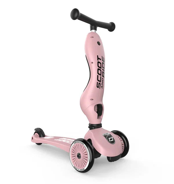 Scoot&Ride - Otroški poganjalec in skiro Highwaykick 1 - Rose - 96270 Luxbaby