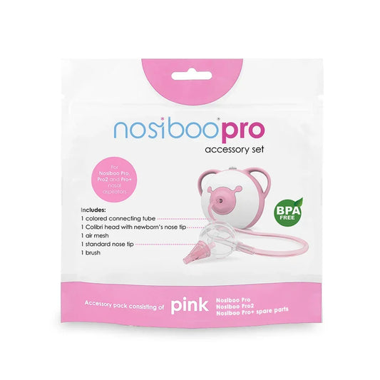 Nosiboo - Komplet dodatkov za nosni aspirator Pro - Pink - ACS-01-02 Luxbaby