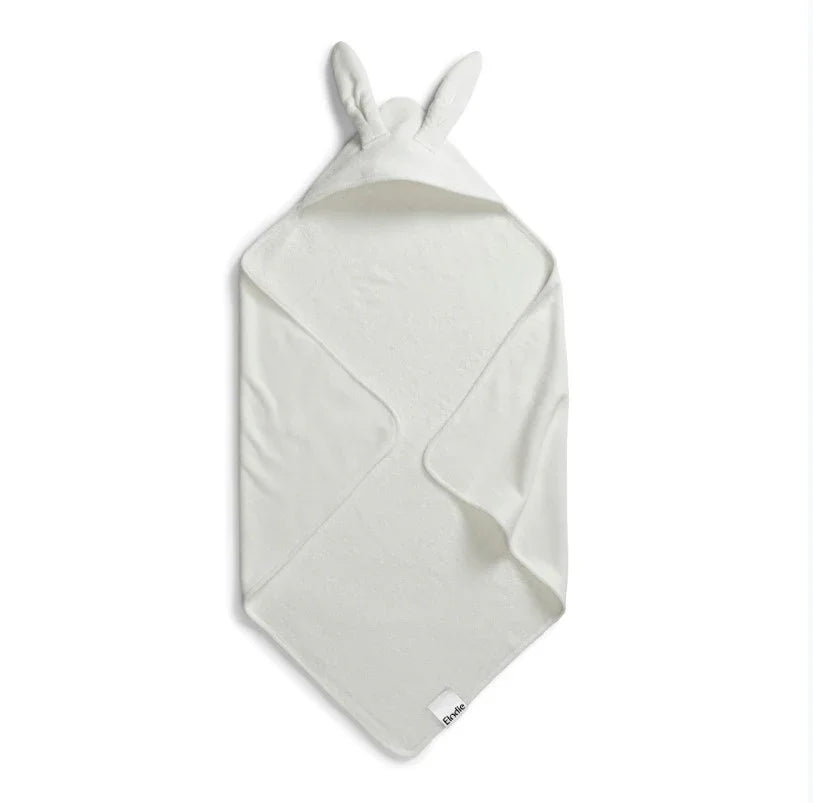 Elodie - Brisačka s kapuco - Vanilla White Bunny - E5739 Luxbaby