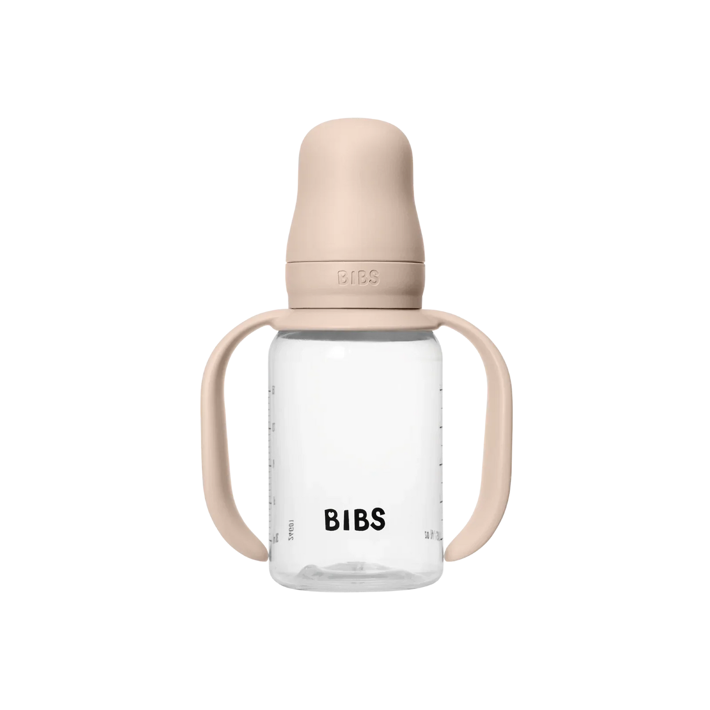 BIBS - Steklenička za učenje pitje, silikon - Blush - 50211244 Luxbaby