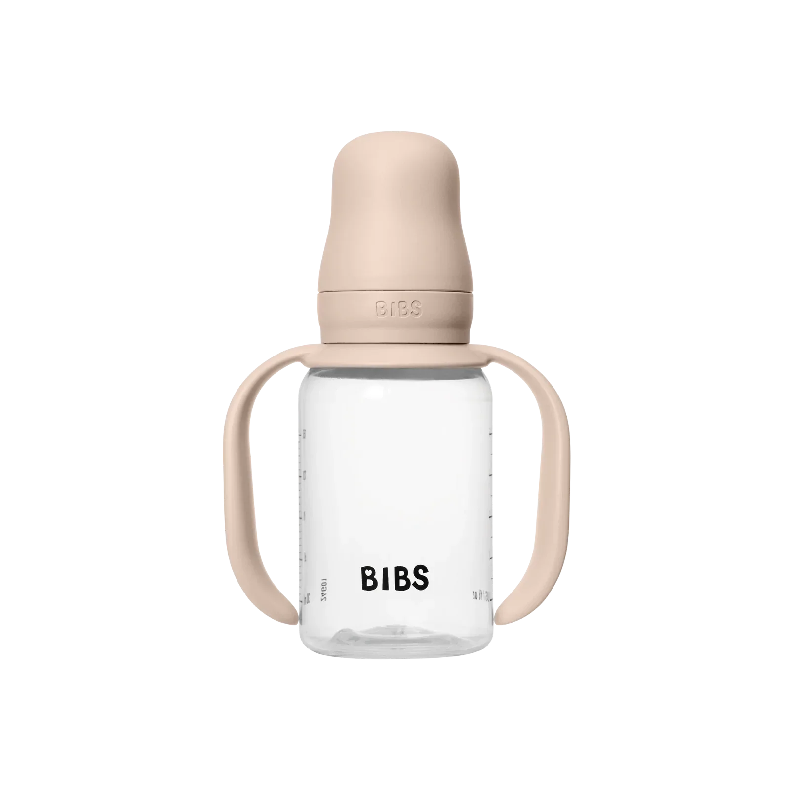 BIBS - Steklenička za učenje pitje, silikon - Blush - 50211244 Luxbaby