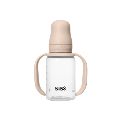 BIBS - Steklenička za učenje pitje, silikon - Blush - 50211244 Luxbaby