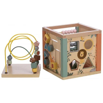 Free2Play - Didaktična lesena igralna kocka - F2P1181262 Luxbaby