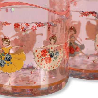 Konges Sløjd - 2-delni set kozarcev z bleščicami - Tip Toe Twinkle - KS103638TTW Luxbaby