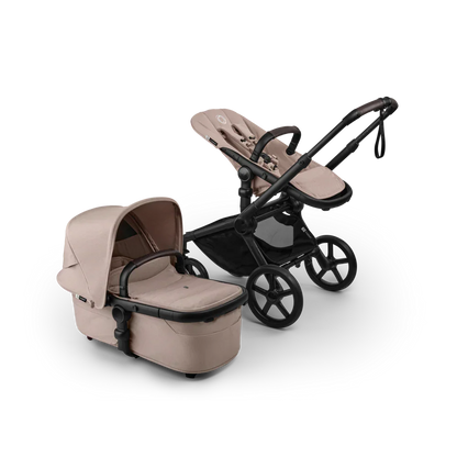 Bugaboo - Otroški voziček Fox 5 Renew Black/Desert Taupe Melange - Desert Taupe Melange (2v1) - K13822 Luxbaby